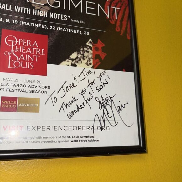 Signed! Daughter of the Regiment Gaetano Donizetti Opera of Saint Louis Poster - Picture 3 of 8